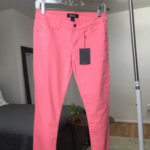 NWT Forever 21 Hot Pink Skinny Ankle Jeans